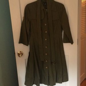 Army Green Shirtdress